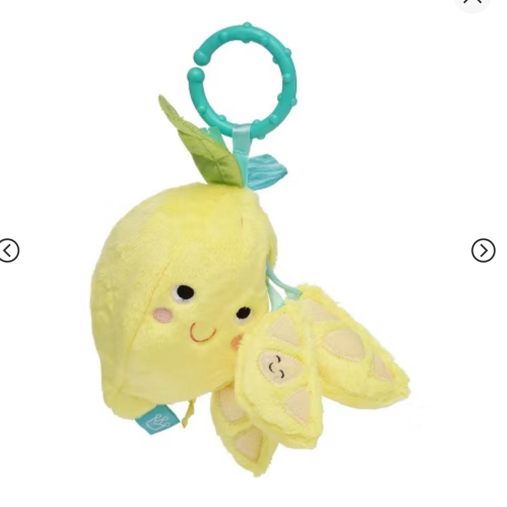 Manhattan Toy Company Plush Lemon Stroller Attachment